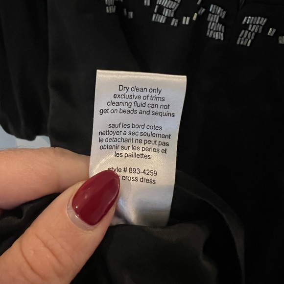 Nanette Lepor Silk Beaded Sleeved Mini Dress - Picture 12 of 13